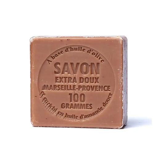 Jabon Natural de Marsella Cuadrado con Leche de Avena 100g