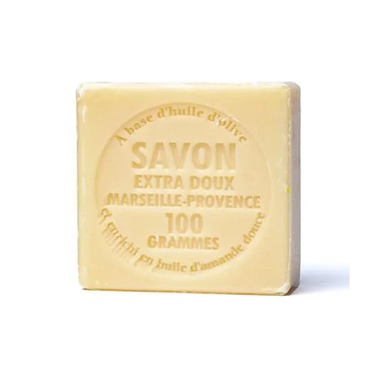 Jabon Natural de Marsella Cuadrado con Leche de Cabra 100g