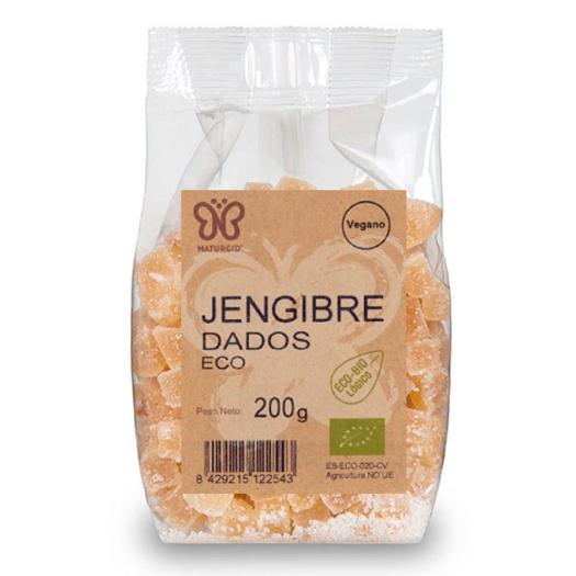 Jengibre Caramelizado en Dados Naturcid Bio 200g