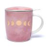 Juego de Taza de Té con Infusor Fases Lunares con Tapa 400ml