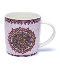 Juego de Taza de Té con Infusor Mandala Púrpura 400ml