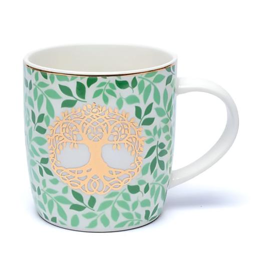 Juego de Taza de Té con Infusor Árbol de la Vida con Tapa 400ml