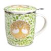 Juego de Taza de Té con Infusor Árbol de la Vida con Tapa 400ml