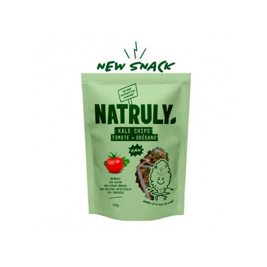 Kale Chips Tomate y Orégano Natruly Bio 30g
