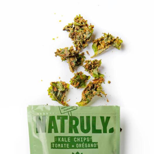 Kale Chips Tomate y Orégano Natruly Bio 30g