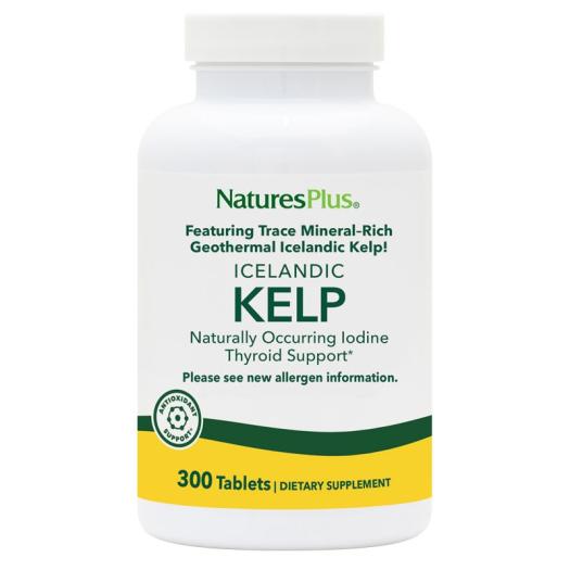 Kelp 300 Yodo Natures Plus 300 Comprimidos
