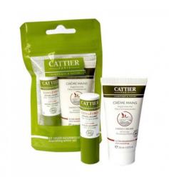 Kit de Invierno Hidratante - Bálsamo Labial 4g y Crema de Manos Ultranutritiva Cattier Bio 30ml