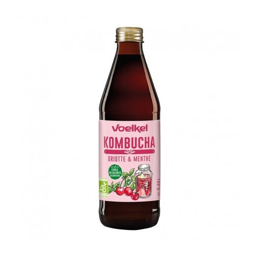 Kombucha Cereza y Menta Bio 330ml