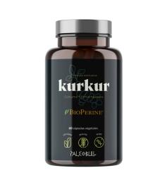 Kurkur con Cúrcuma, Bioperine® Paleobull 60 cápsulas