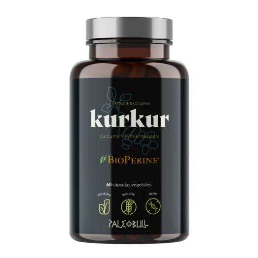 Kurkur con Cúrcuma, Bioperine® Paleobull 60 cápsulas
