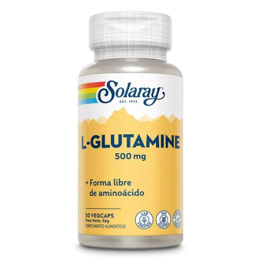 L-Glutamine 500 mg Solaray 50 VegCaps