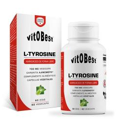 L-Tirosina Vitobest 60 Cápsulas
