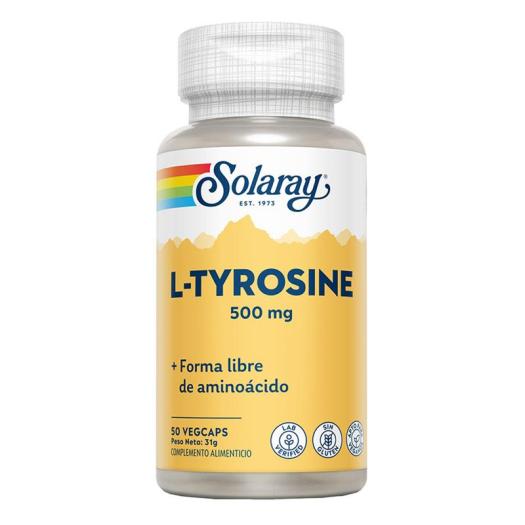 L-Tyrosina 500 mg Solaray 50 VegCaps