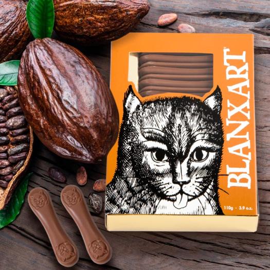 Lengua de Gato Chocolate con Leche Blanxart 110g