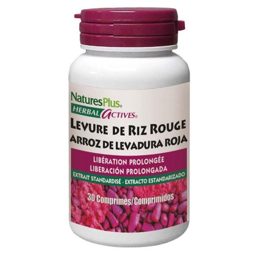 Levadura Roja de Arroz Natures Plus 30 Comprimidos