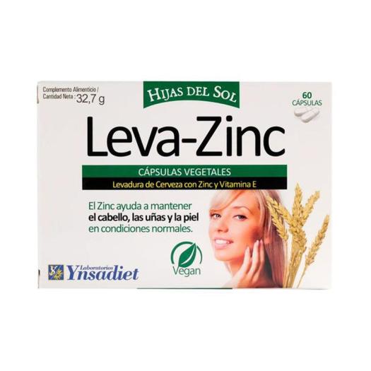 LevaZinc Hijas del Sol Ynsadiet 60 Cápsulas Vegetales