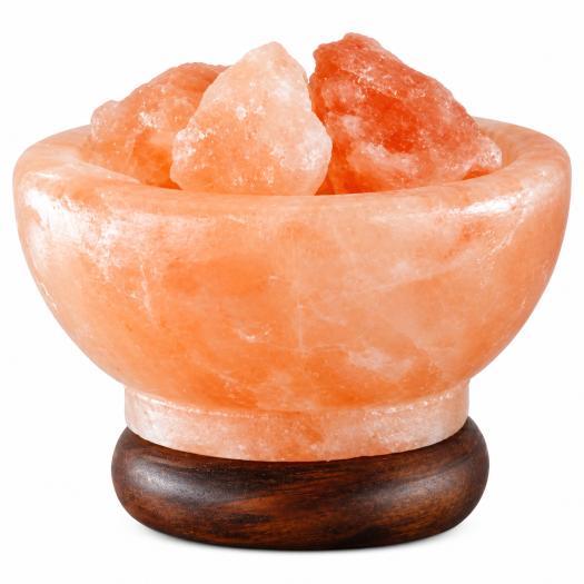 Lámpara de Sal del Himalaya Cuenco