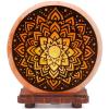 Lámpara de Sal del Himalaya Mandala