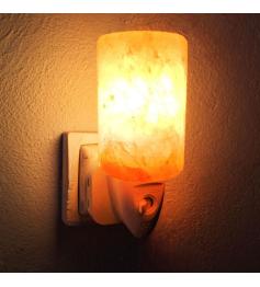 Lámpara de Sal del Himalaya Noche Mini Cilindro