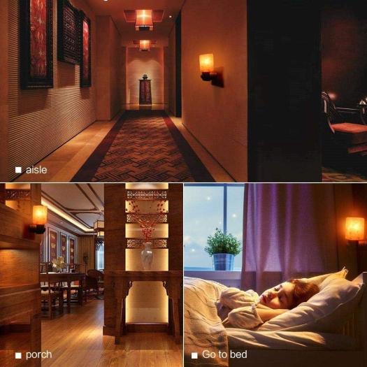 Lámpara de Sal del Himalaya Noche Mini Cilindro