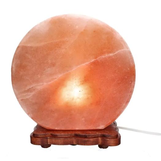 Lámpara de Sal del Himalaya Árbol de la Vida Corazón