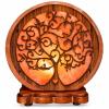 Lámpara de Sal del Himalaya Árbol de la Vida Corazón