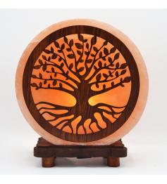 Lámpara de Sal del Himalaya Árbol de la Vida Raíces