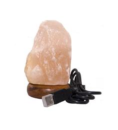 Lámpara de Sal del Himalaya USB Natural