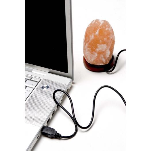 Lámpara de Sal del Himalaya USB Natural
