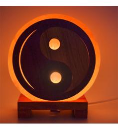 Lámpara de Sal del Himalaya Ying Yang