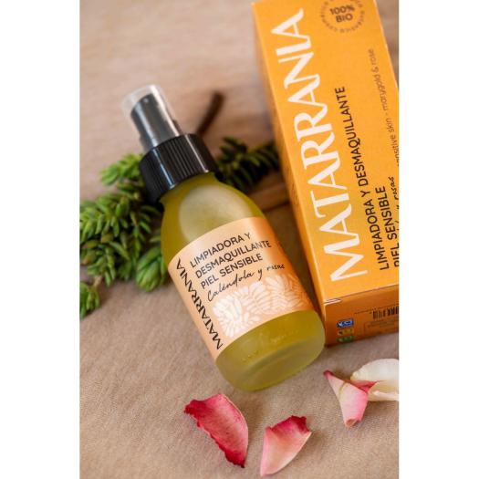 Loción Limpiadora y Desmaquillante Piel Sensible Matarrania Bio 100ml
