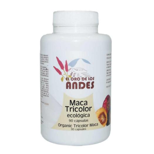 Maca Tricolor en Cápsulas El Oro de los Andes Bio 700mg