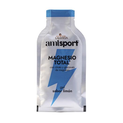Magnesio Total Gel Sabor Limón AMLSport 12 Sobres de 20ml