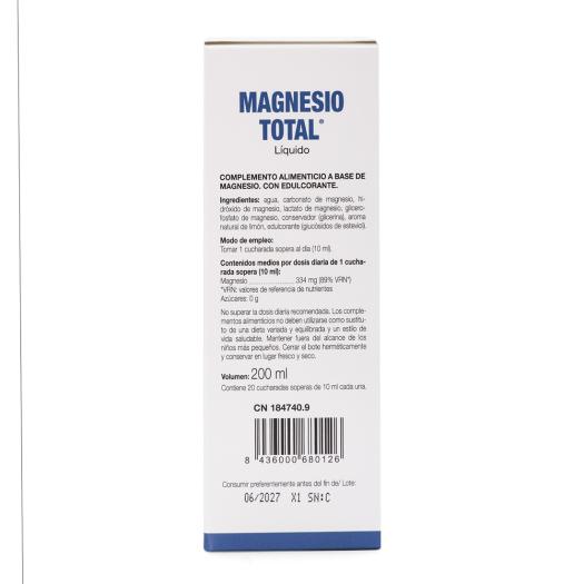 Magnesio Total Sabor Limón AML 200ml