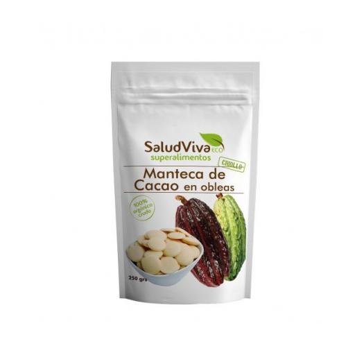 Manteca de Cacao en Obleas Bio 250g