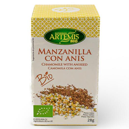 Manzanilla Con Anís Artemis Bio 20 filtros