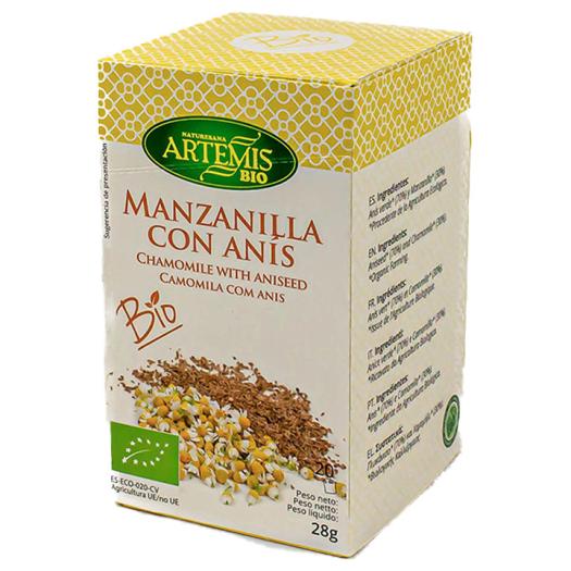 Manzanilla Con Anís Artemis Bio 20 filtros
