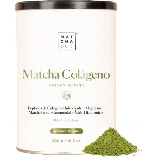Matcha Collagen Colágeno con Magnesio y Té Matcha Matcha&Co 300g