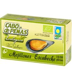 Mejillón en Escabeche 13-18 Piezas con Aceite de Oliva Cabo de Peñas Bio 111g
