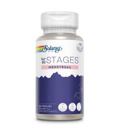 Menstrual Stages Solaray 24 Vegcaps.