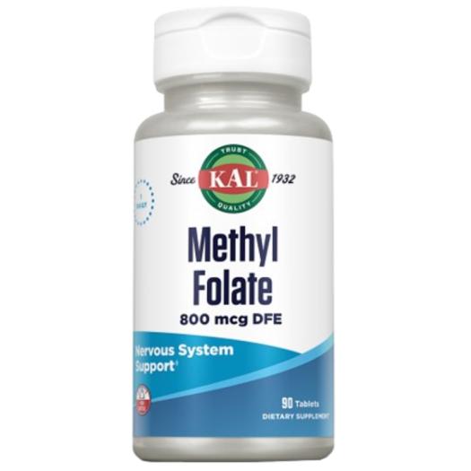 Methyl Folate 800 mg Solaray 90 VegCaps