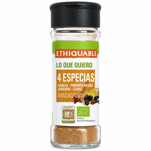 Mezcla 4 Especias  Ethiquable Bio 40 g