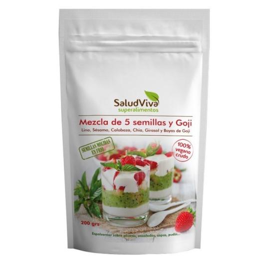 Mezcla 5 Semillas y Goji Salud Viva 200g