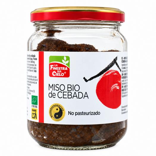 Miso de Cebada Mugi Miso No Pasteurizado La Finestra Bio 300g