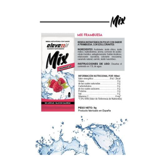 MIX Frambuesa 12 uds Elevenfit 9g