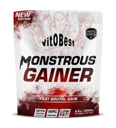 Monstrous Gainer 2200 Fresa Vitobest 3Kg