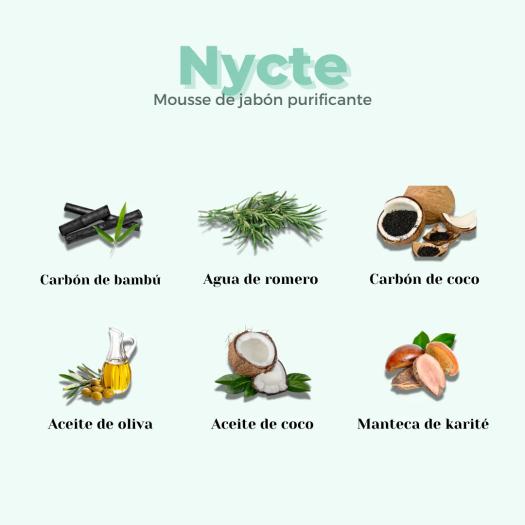 Mousse Facial Sólido para Piel Grasa NYCTE Banbu Bio 100g
