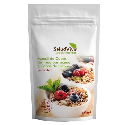 Muesli Trigo Sarraceno y Piñones Salud Viva Bio 350g