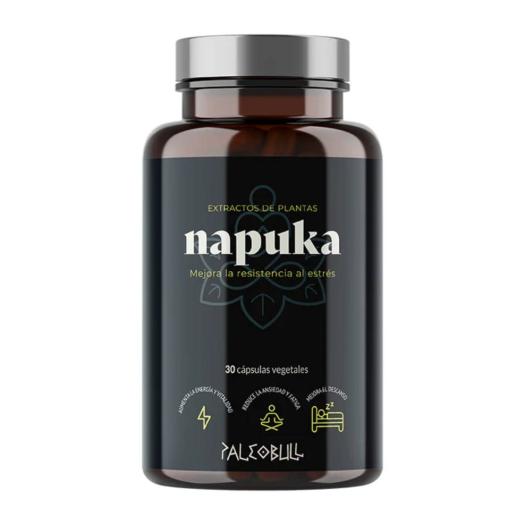 Napuka con Ashwagandha, Rodiola y Ginseng Paleobull 30 cápsulas