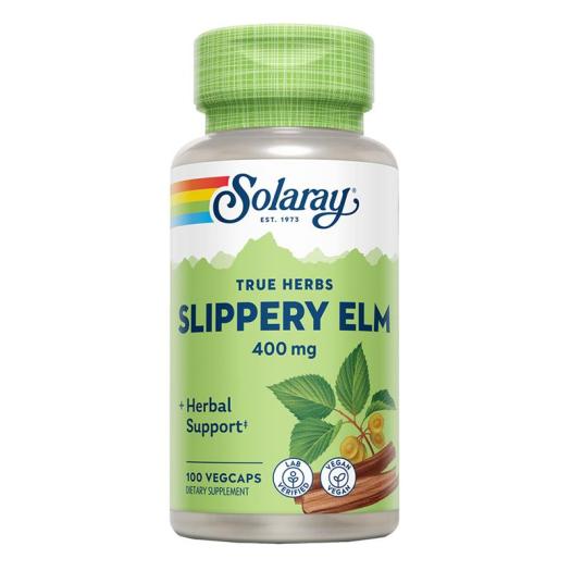 Olmo (Slippery Elm Bark) 400 mg Solaray 100 VegCaps